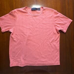 Mountain Lake Pink Top Size Medium